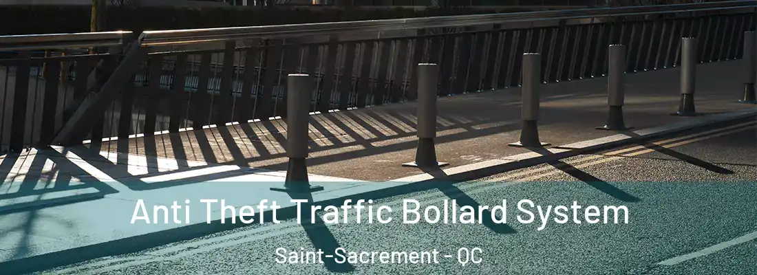  Anti Theft Traffic Bollard System Saint-Sacrement - QC