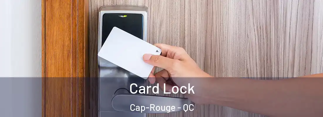  Card Lock Cap-Rouge - QC