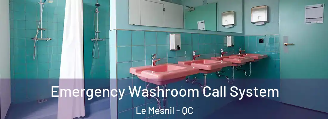  Emergency Washroom Call System Le Mesnil - QC