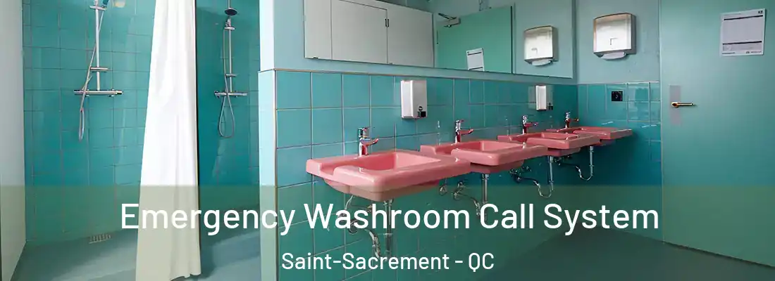  Emergency Washroom Call System Saint-Sacrement - QC