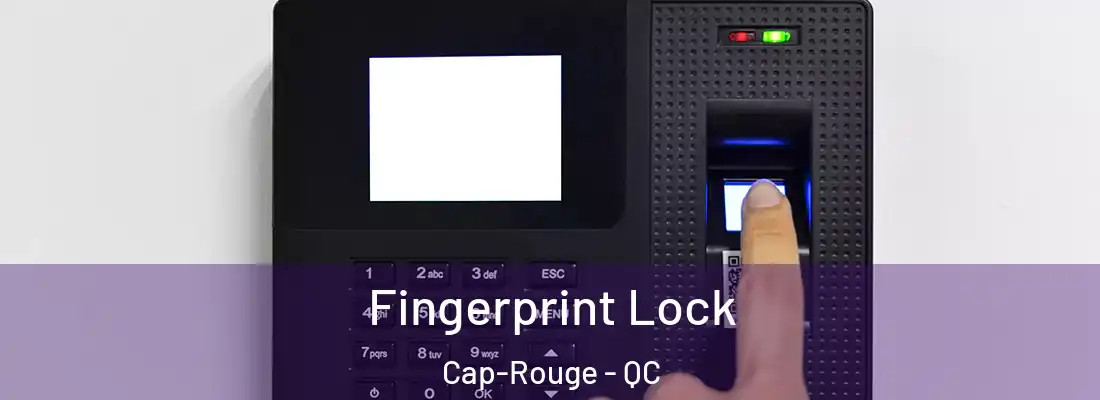 Fingerprint Lock Cap-Rouge - QC