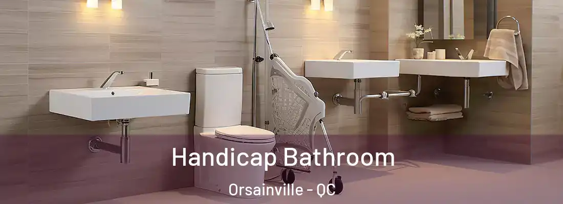  Handicap Bathroom Orsainville - QC
