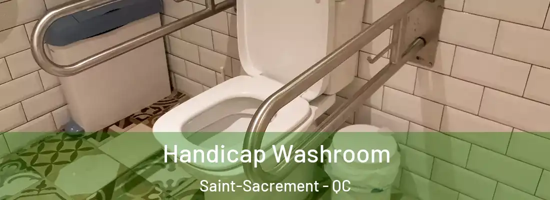  Handicap Washroom Saint-Sacrement - QC