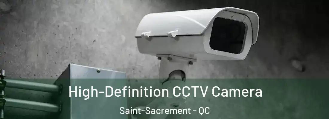  High-Definition CCTV Camera Saint-Sacrement - QC