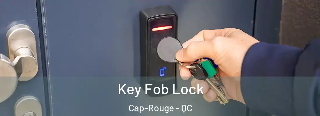  Key Fob Lock Cap-Rouge - QC