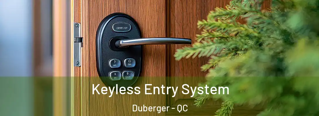  Keyless Entry System Duberger - QC