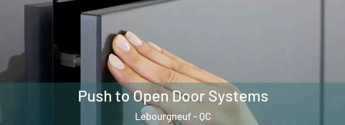  Push to Open Door Systems Lebourgneuf - QC