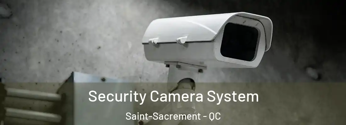  Security Camera System Saint-Sacrement - QC