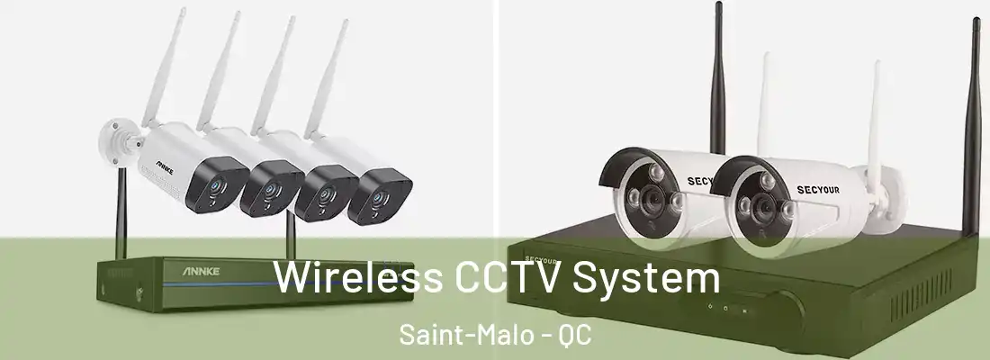  Wireless CCTV System Saint-Malo - QC