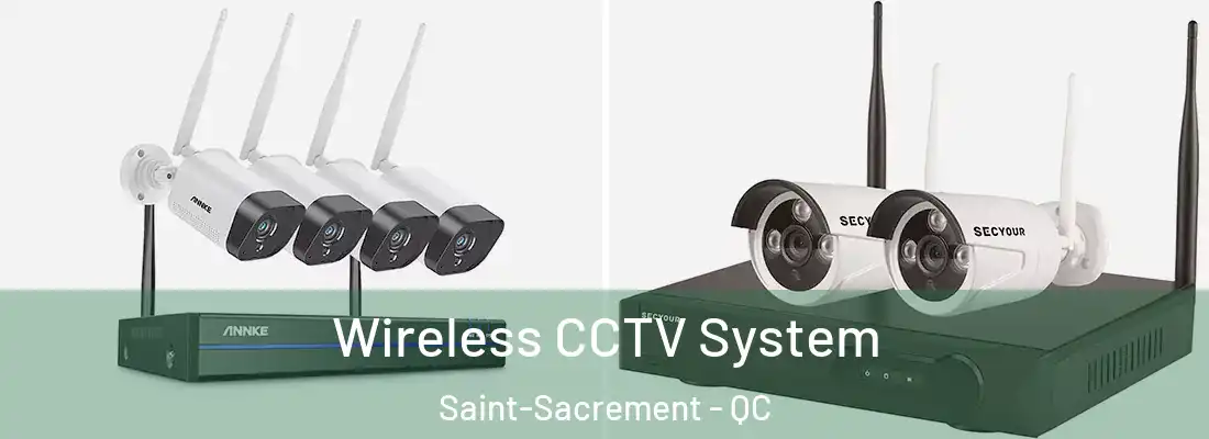  Wireless CCTV System Saint-Sacrement - QC